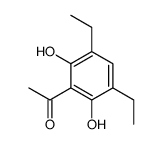 1-(3,5-diethyl-2,6-dihydroxyphenyl)ethan-1-one结构式