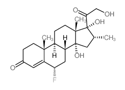 Pregn-4-ene-3,20-dione,6-fluoro-14,17,21-trihydroxy-16-methyl-, (6a,16a)- (9CI) picture