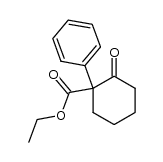 ethyl 1-phenyl-2-oxocyclohexanecarboxylate结构式