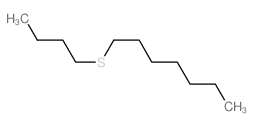 1-butylsulfanylheptane Structure