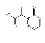 2-(3-methyl-6-oxo-6H-pyridazin-1-yl)-propionic acid结构式