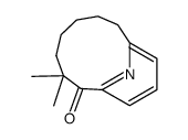 2,2-Dimethyl<7>(2,6)-pyridinophan-1-on结构式
