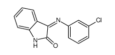 3-(3-chloroanilino)indol-2-one Structure