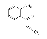 1-(2-amino-[3]pyridyl)-2-diazo-ethanone Structure