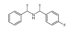 (R)-1-(4-fluorophenyl)-N-((S)-1-phenylethyl)ethan-1-amine Structure