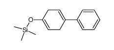 4-phenyl-1,4-cyclohexadien-1-yl trimethylsilyl ether Structure