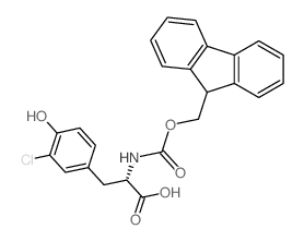 Fmoc-L-3-氯酪氨酸结构式