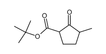 tert-butyl 3-methyl-2-oxocyclopentane-1-carboxylate结构式