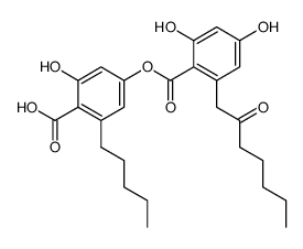 4-[2-(2-Oxoheptyl)-4,6-dihydroxybenzoyloxy]-6-pentylsalicylic acid picture