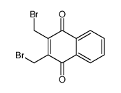 2,3-bis(bromomethyl)naphthalene-1,4-dione结构式