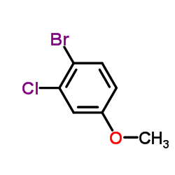 1-Bromo-2-chloro-4-methoxybenzene structure