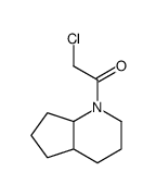 1H-Cyclopenta[b]pyridine, 1-(chloroacetyl)octahydro-, cis- (9CI) Structure