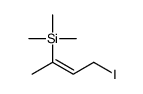 4-iodobut-2-en-2-yl(trimethyl)silane结构式