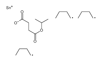 isopropyl 4-oxo-4-[(tributylstannyl)oxy]butyrate Structure