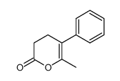 6-methyl-5-phenyl-3,4-dihydro-pyran-2-one Structure