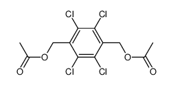 1,4-Bis-acetoxymethyl-2,3,5,6-tetrachlor-benzol Structure