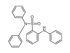 2-anilino-N,N-diphenylbenzenesulfonamide结构式