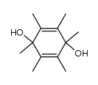 1,2,3,4,5,6-Hexamethyl-2,5-cyclohexadien-1,4-diol Structure