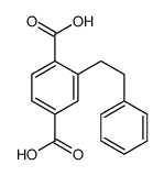 2-(2-phenylethyl)terephthalic acid Structure