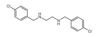 N,N'-bis(4-chlorobenzyl)ethylenediamine Structure