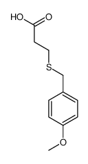 3-[(4-methoxyphenyl)methylsulfanyl]propanoic acid Structure