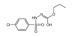 propyl N-[(4-chlorophenyl)sulfonylamino]carbamate结构式