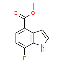 methyl 7‐fluoro‐1h‐indole‐4‐carboxylate Structure