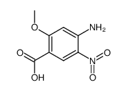 4-amino-5-nitro-o-anisic acid结构式