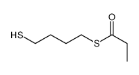 S-(4-sulfanylbutyl) propanethioate Structure