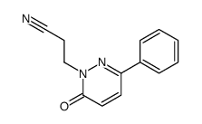 3-(6-oxo-3-phenylpyridazin-1-yl)propanenitrile Structure