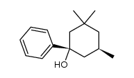 (+/-)-(1R,5S)-1-phenyl-3,3,5-trimethylcyclohexan-1-ol Structure