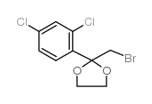 2-(bromomethyl)-2-(2,4-dichlorophenyl)-1,3-dioxolane结构式