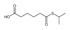 6-oxo-6-propan-2-ylsulfanylhexanoic acid Structure