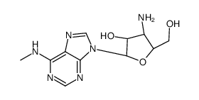 N(6)-methyl-3'-amino-3'-deoxyadenosine Structure