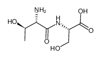 L-苏氨酰-L-丝氨酸结构式