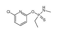 O-(6-Chlor-2-pyridinyl)-P-ethyl-N-methylphosphonamidothioat结构式