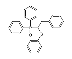 (2-diphenylphosphoryl-2-phenylsulfanylethyl)benzene Structure
