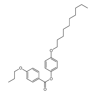(4-decoxyphenyl) 4-propoxybenzoate结构式