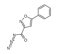 5-phenyl-1,2-oxazole-3-carbonyl azide Structure