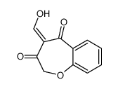 4-(hydroxymethylidene)-1-benzoxepine-3,5-dione Structure