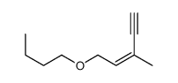 5-butoxy-3-methylpent-3-en-1-yne Structure
