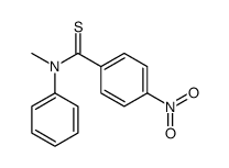 N-methyl-4-nitro-N-phenylbenzenecarbothioamide结构式