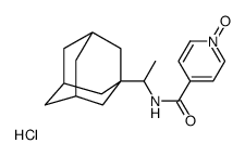 N-(1-(1-ADAMANTYL)ETHYL)ISONICOTINAMIDE 1-OXIDE HYDROCHLORIDE结构式