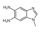 1H-Benzimidazole-5,6-diamine,1-methyl- Structure