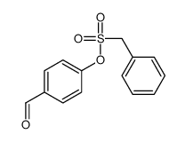 (4-formylphenyl) phenylmethanesulfonate Structure