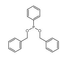 phenyl-phosphonous acid dibenzyl ester Structure