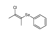 Z-2-Chlor-3-phenylseleno-2-buten Structure