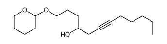 1-(oxan-2-yloxy)dodec-6-yn-4-ol结构式