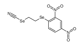 2-(2,4-dinitrophenyl)selanylethyl selenocyanate结构式