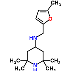 2,2,6,6-Tetramethyl-N-[(5-methyl-2-furyl)methyl]-4-piperidinamine结构式